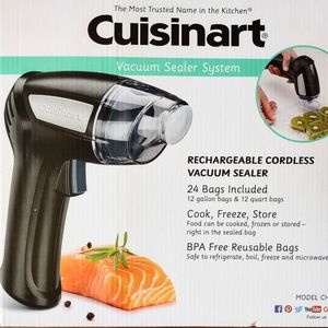 Cuisinart Vacuum Sealer System, Researchable Cordless